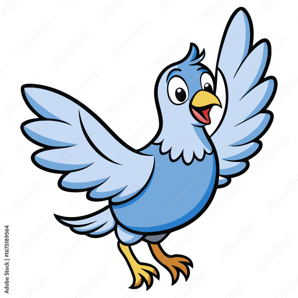 Obraz premium vector illustration of a dove