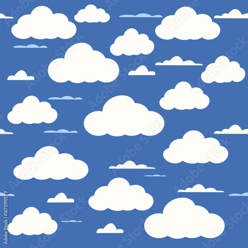 clouds Sky Pattern seamless