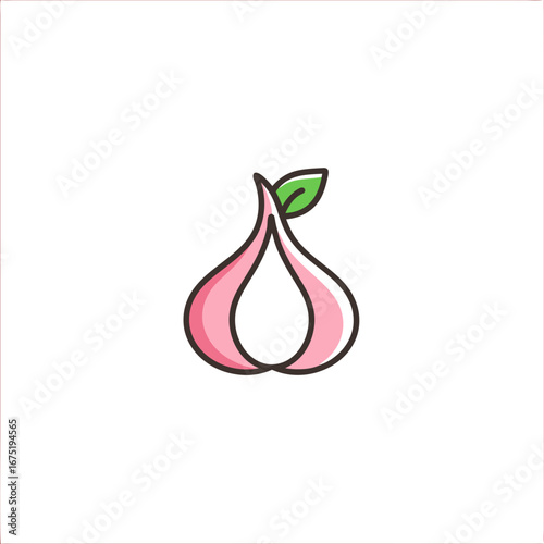 vector illustration of an apple with drop