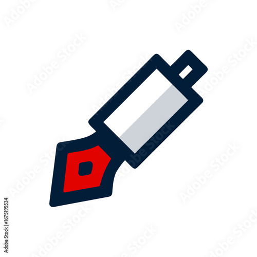 usb flash drive isolated on white
