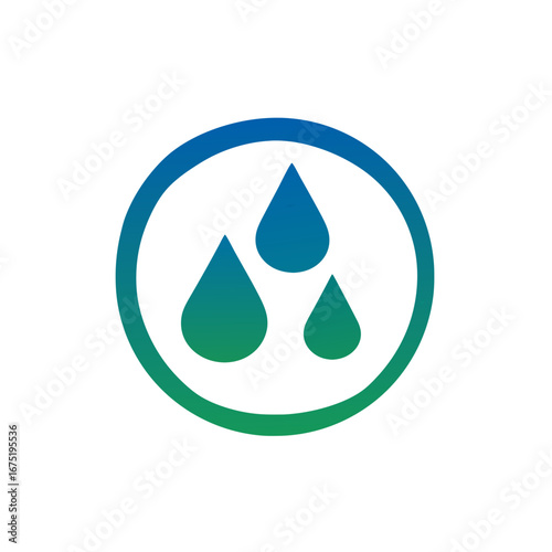 vector water drop icon
