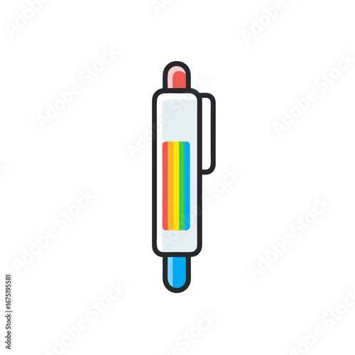 vector illustration of pencil