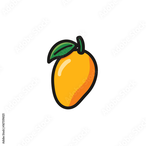 vector illustration of an orange fruit