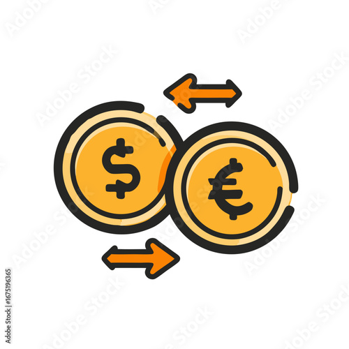 vector illustration of a dollar sign