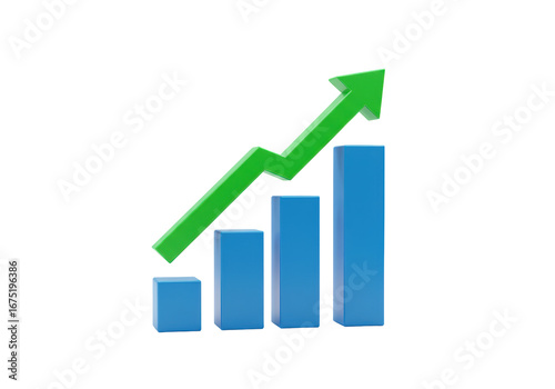 Isolated Business chart with growth arrow upward, success symbol, stock or graph concept Free Download Isolated Business chart with growth arrow upward, success symbol, stock or graph concept - GFXLoad