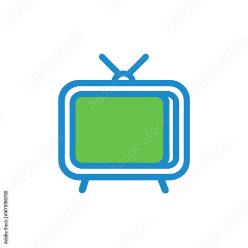 vector retro tv