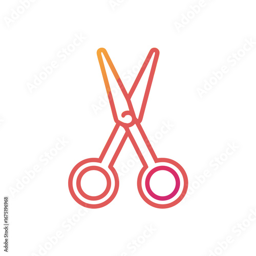 scissors cut out of paper