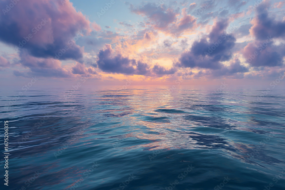 Obraz premium Tranquil Ocean Waves