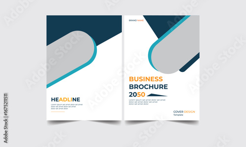 Magazine, book cover can adapt in A4 design.