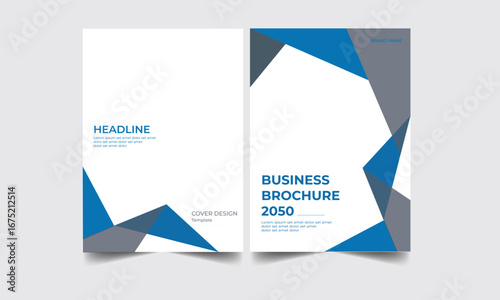 Magazine, book cover can adapt in A4 design.