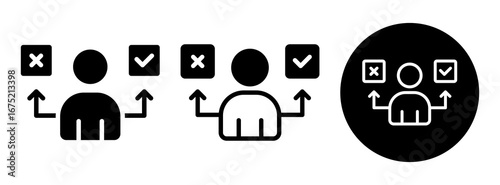 Decide Icon Collection Glyph & Mixed Style