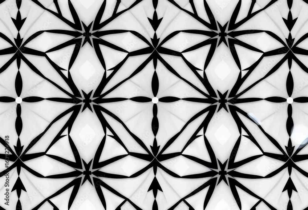 Fototapeta premium Subtle, repeating black and white geometric vector pattern , motif, web