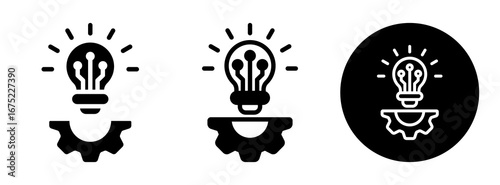 Technology Icon Collection Glyph & Mixed Style