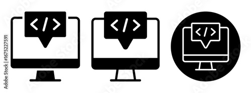 Programming Language Icon Collection Glyph & Mixed Style