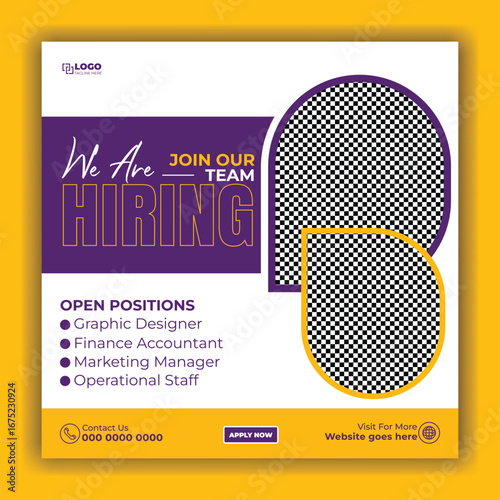 We are hiring graphic designer finance manager subject manager and other positions for team expansion