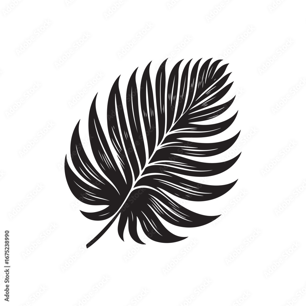 Obraz premium Tropical leaf Vector (4).eps