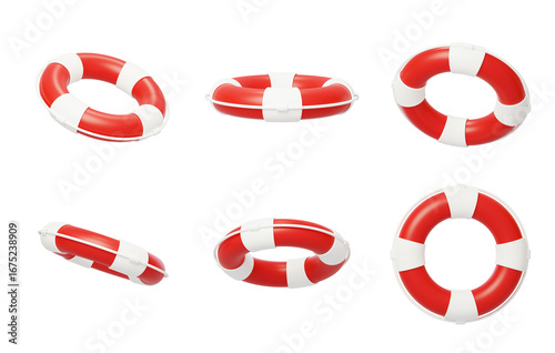 Summer swimming lifebuoy buoyancy water rescue 3D