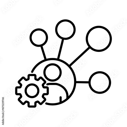 Skills Icon Vector Illustratio, White Background