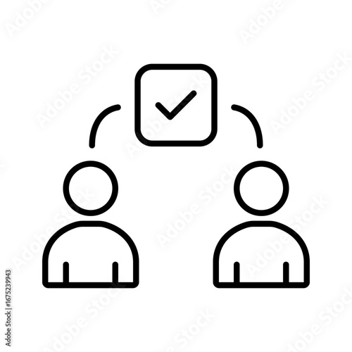 Conflict Resolution Icon Vector Illustratio, White Background