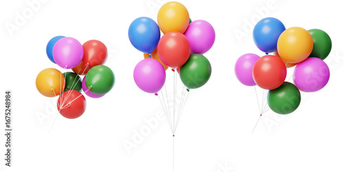 Event Festival decorations Floating Joy balloons 3D