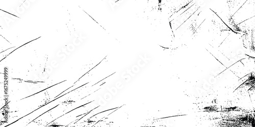 Abstract line black and white background . Scratched grunge urban background texture,