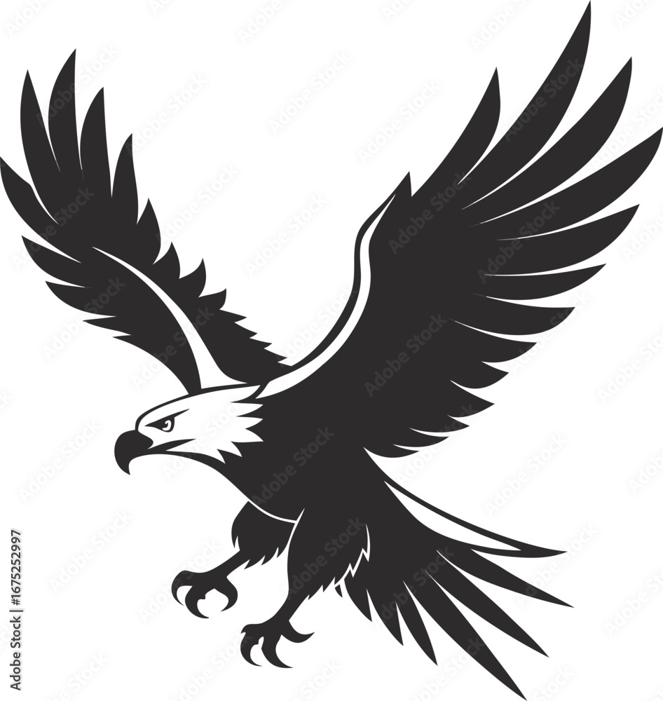 Obraz premium eagle vector illustration