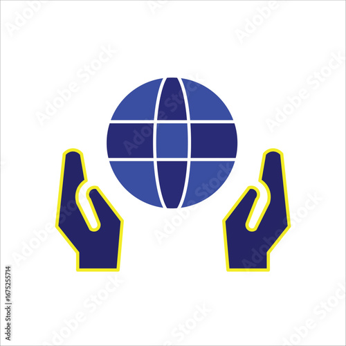responsibility icons. simple colored vector illustration