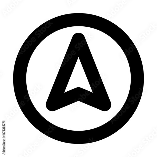 Navigate Outline Icon