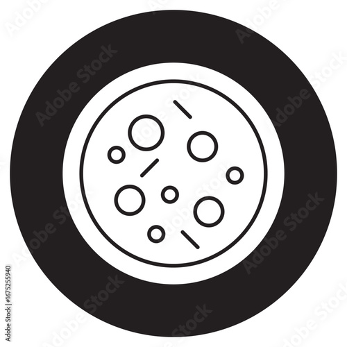 Petri Dish Icon, Culture Petri Dish Icon, Microbiology Petri Dish Icon, Science Experiment Petri Dish Icon, Medical Petri Dish Icon, Research Petri Dish Icon, vector