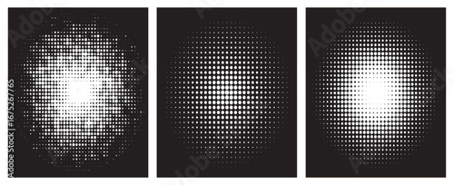 Bitmap dot background with sketch effect. Futuristic retro design in y2k style. vector