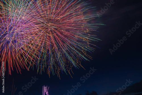 Evening Fireworks Festival on Chikugo River