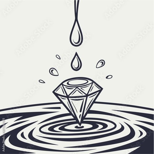 water drop splash