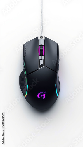 computer mouse on white background