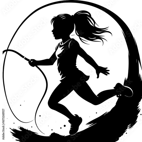 Curious boy cartoon illustration in black and white with wide eyes and bent posture evoking discovery and innocence