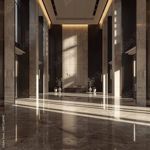 corridor in the office