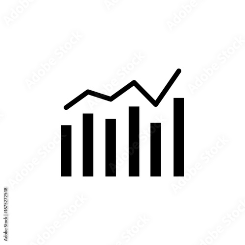 Free Download statistics glyph icon - GFXLoad