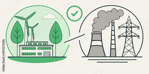 Transitioning from polluting industries to sustainable renewable energy sources for a healthier planet