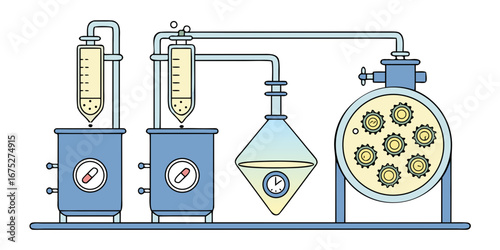 Scientific laboratory equipment for conducting chemical and biological experiments