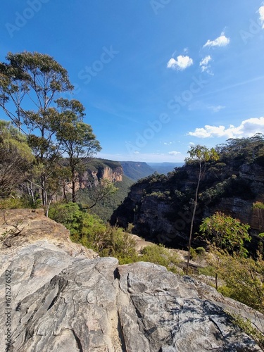 Panoramic View from Narrow Neck Plateau in the Blue Mountains