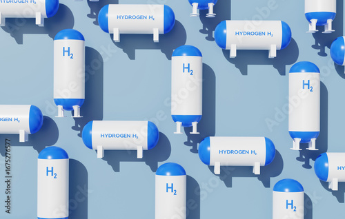 New energy battery environmentally sustainable hydrogen 3D