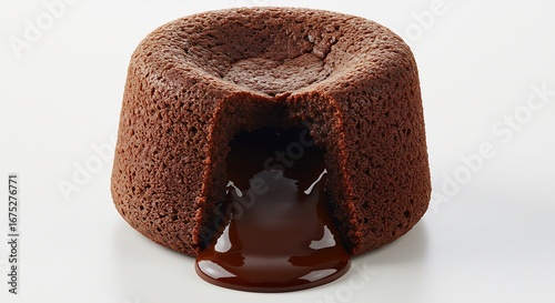 D�licieux fondant chocolat chaud coulant texture riche. AI Generated