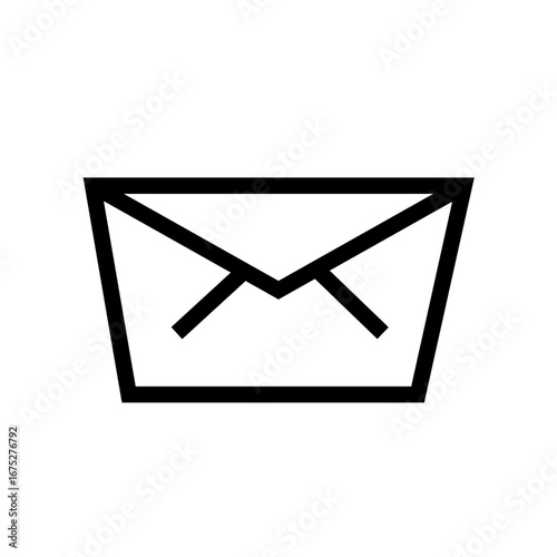 Email Envelope Closeup Icon - E-mail close envelope