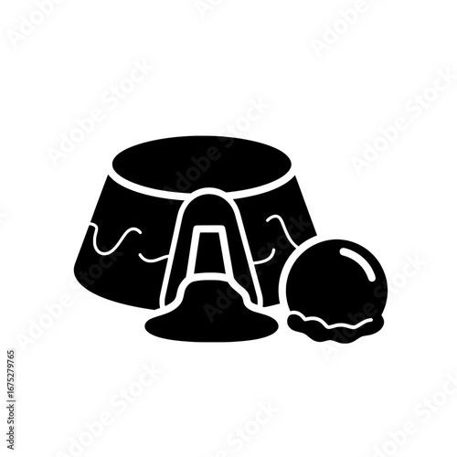 Clam shell with transparent background