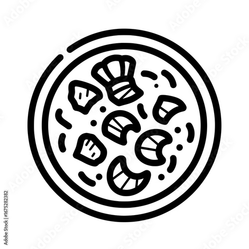 Pizza with transparent background
