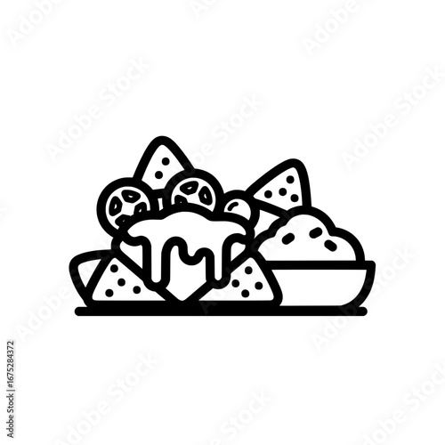 Tacos with transparent background