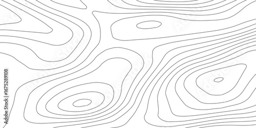 Modern abstract geographic topography contour map background with detailed elevation relief grid, mountain terrain cartography textures, and artistic landscape mapping illustration