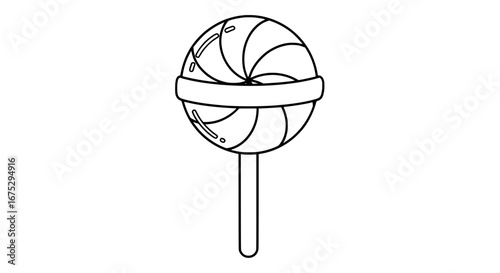 Lollipop with transparent background