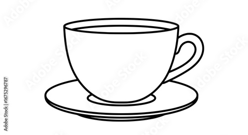 Coffee cup with transparent background
