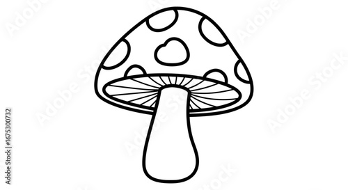 Mushroom with transparent background