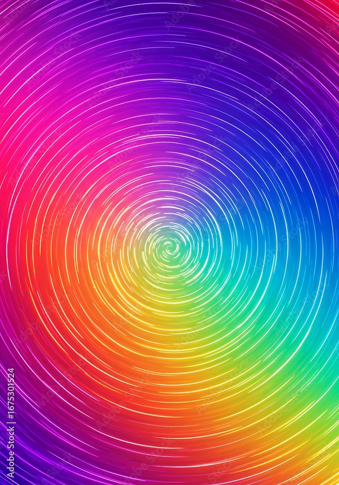 Fototapeta premium Bright spiral pattern